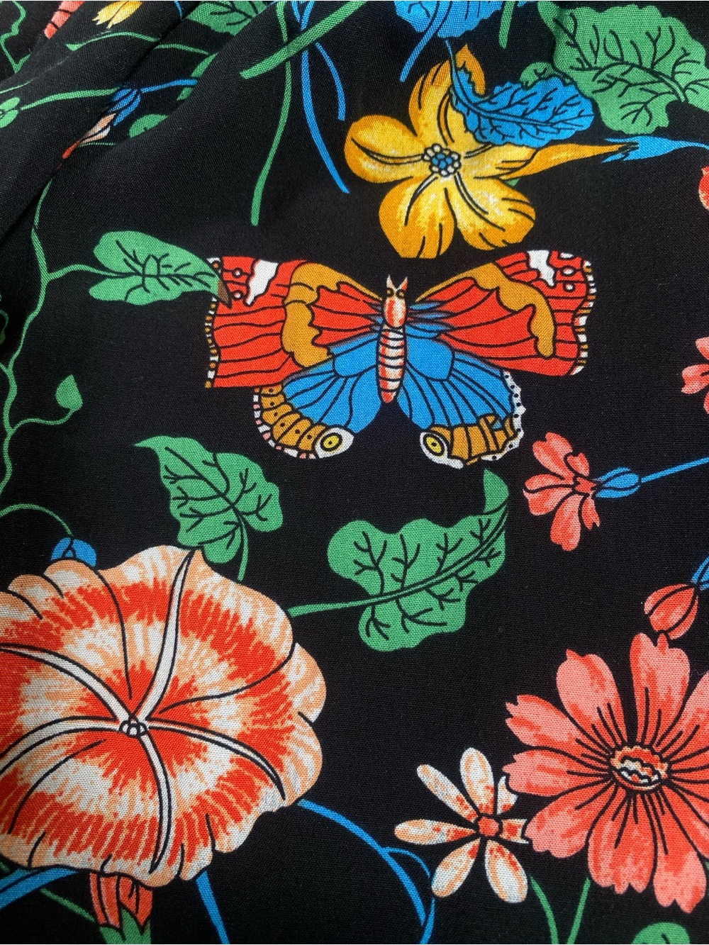 Maeve Anthropologie Bloedel Floral Midi Dress US 8P Pockets Side Zip - Picture 16 of 16